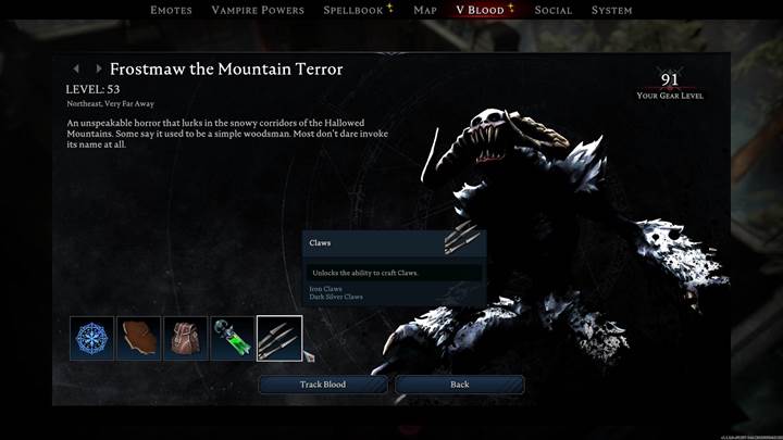 Verfolge Frostmaw durch die Geheiligten Berge und bereite dich auf ein brutales Duell vor.