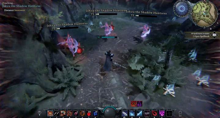 Lure her into a narrow path to limit her teleport angles.