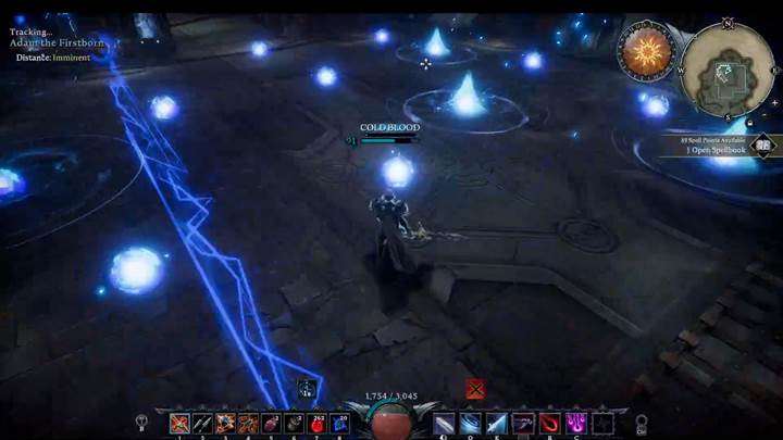 Close in during his overhead charge to bait thunderbolts, then dash perpendicular to evade and punish.