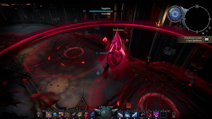 Destroy each summoned blood crystal quickly to clear space in phase two.