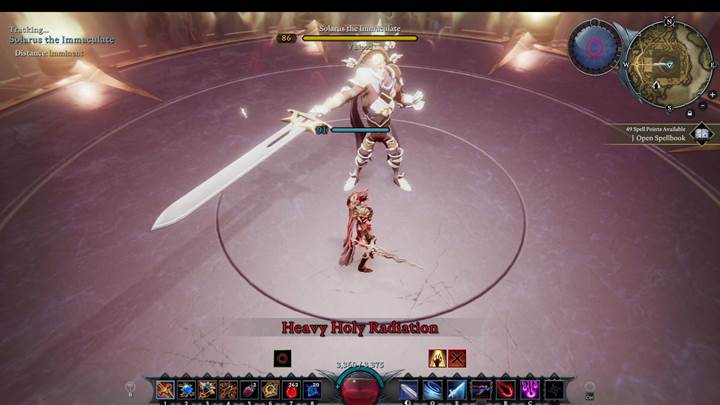 Gather holy resistance flask and equip blood type potions before you approach fortress of light.