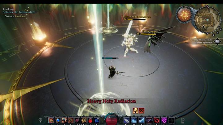 When solarus gains immunity focus all your damage on the divine angel’s shield to break it.