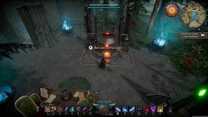 Besiege Cyril den Verfluchten Schmied, um den Fortgeschrittenen Ofen in V Rising Oakveil Update freizuschalten.