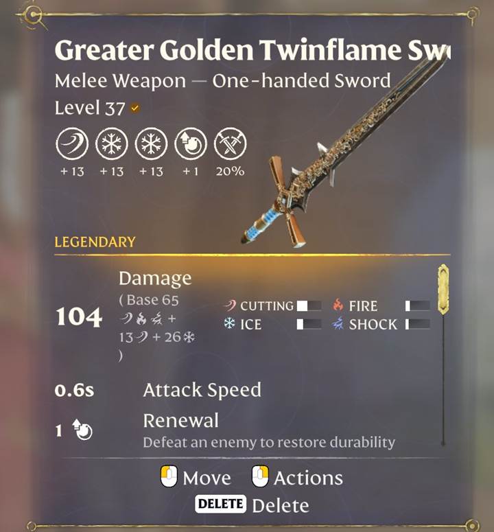 Infuse runes into legendary weapons in Enshrouded Thralls of Twilight Update.
