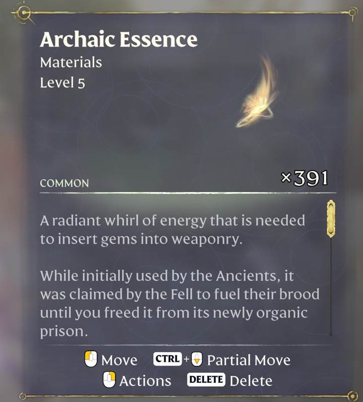 Collect essence in springlands in Enshrouded Thralls of Twilight Update.