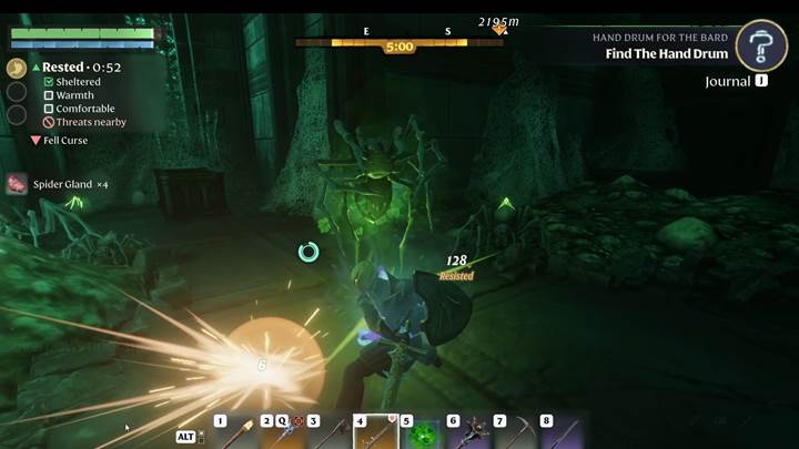 Enter the vine-choked cave in Enshrouded Thralls of Twilight Update.