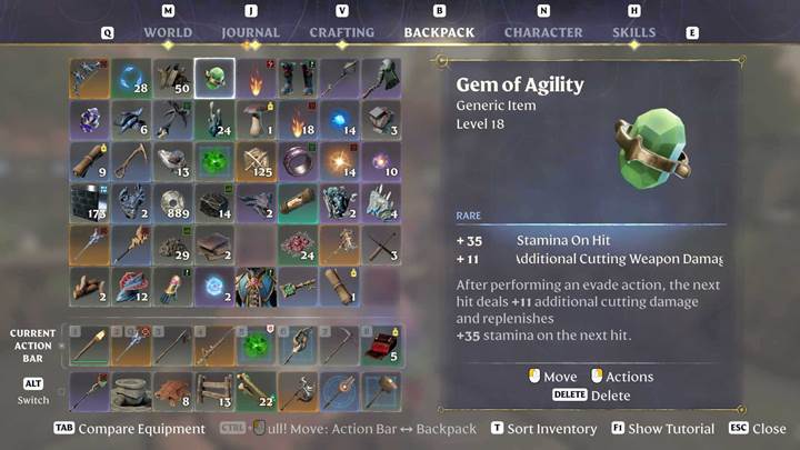Besiege die Banshee in den Nomad Highlands, um Juwel der Gewandheit zu erhalten.