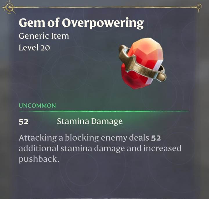 Farme das Juwel der Überwältigung im Enshrouded Thralls of Twilight Update.