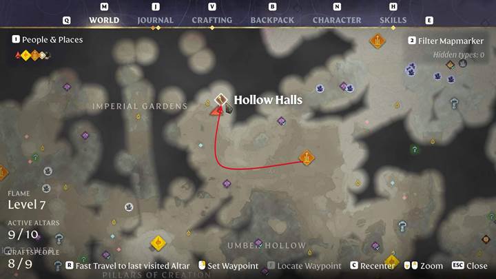 Treffe geschützte Feinde mit dem Juwel der Überwältigung im Enshrouded Thralls of Twilight Update.