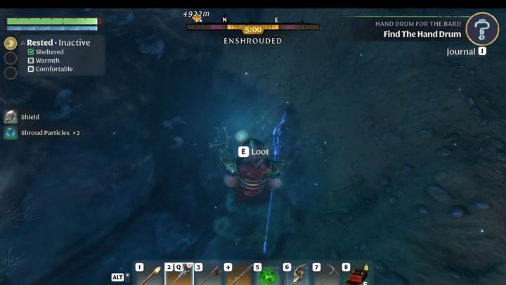 Finde Hotspots für Miasma-Partikel im Enshrouded Thralls of Twilight Update.