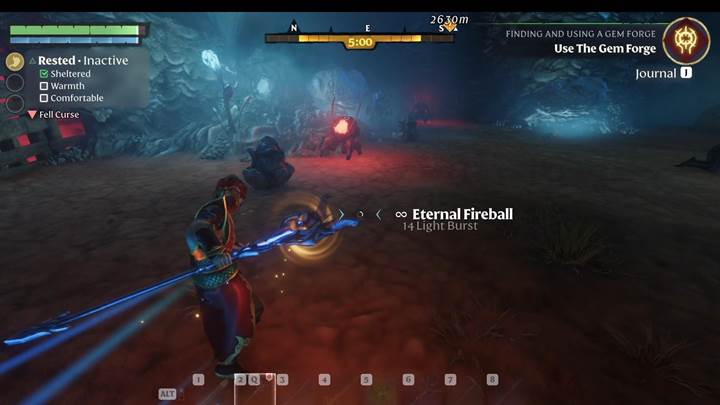 Snipe rote Brutlinge sicher im Enshrouded Thralls of Twilight Update.