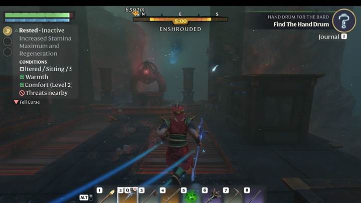 Besuche die Juwelen Schmiede im Enshrouded Thralls of Twilight Update.