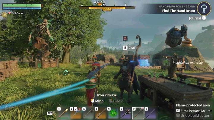 Schalte Waffensplitter im Enshrouded Thralls of Twilight Update frei.