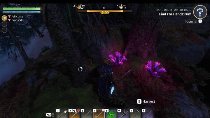 Finde Glimmer Gentian im Enshrouded Thralls of Twilight Update.