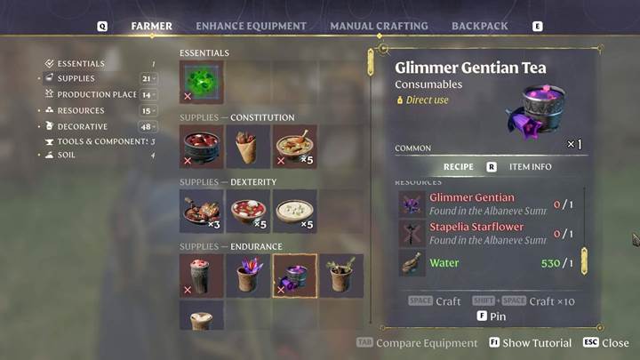 Bewahre die Blütenblätter auf dem Rückweg im Enshrouded Thralls of Twilight Update.