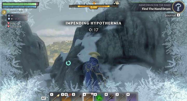 Folge dem alten Turm im Enshrouded.