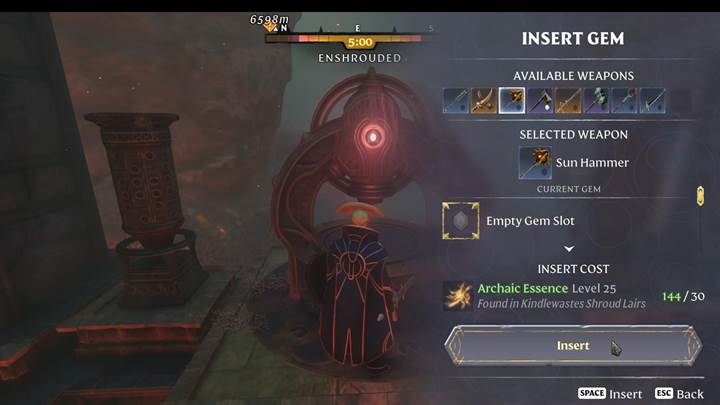 Schmiede an der Juwelen-Schmiede im Update der Enshrouded Thralls of Twilight.