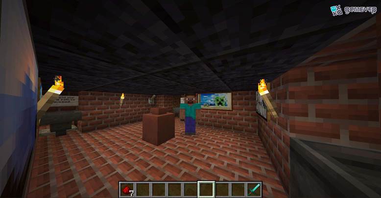 Coloca cualquier objeto en el embudo para activar el primer comparador en Minecraft.