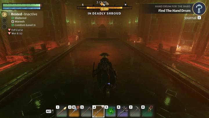 Cross treacherous bridges over lava pits to reach the armor.