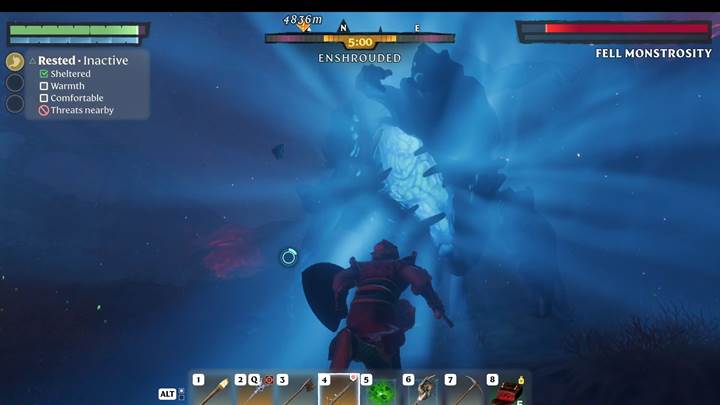 Use terrain to dodge wide-swinging attacks from the massive creature.