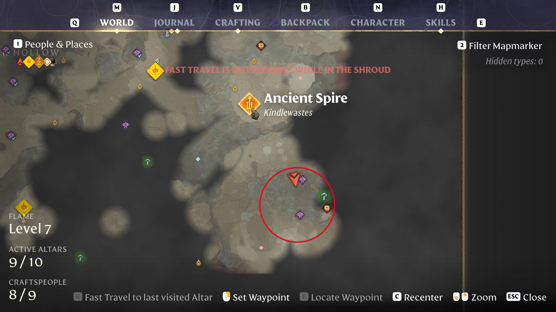 Zdobądź klejnot skupionego światła w biomie Kindlewastes w Enshrouded Thralls of Twilight Update!