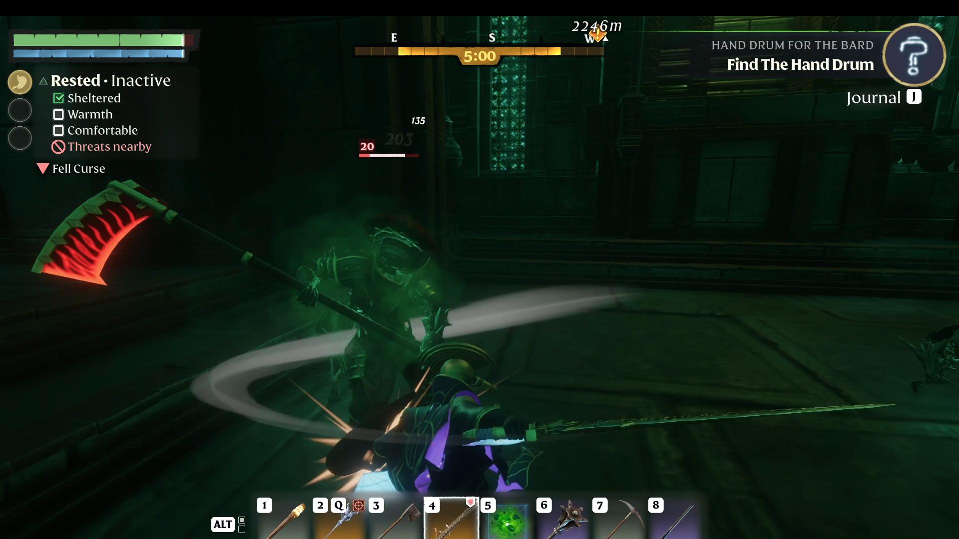 Przełam gardę dzięki Klejnotowi Obezwładnienia w Enshrouded Thralls of Twilight Update.
