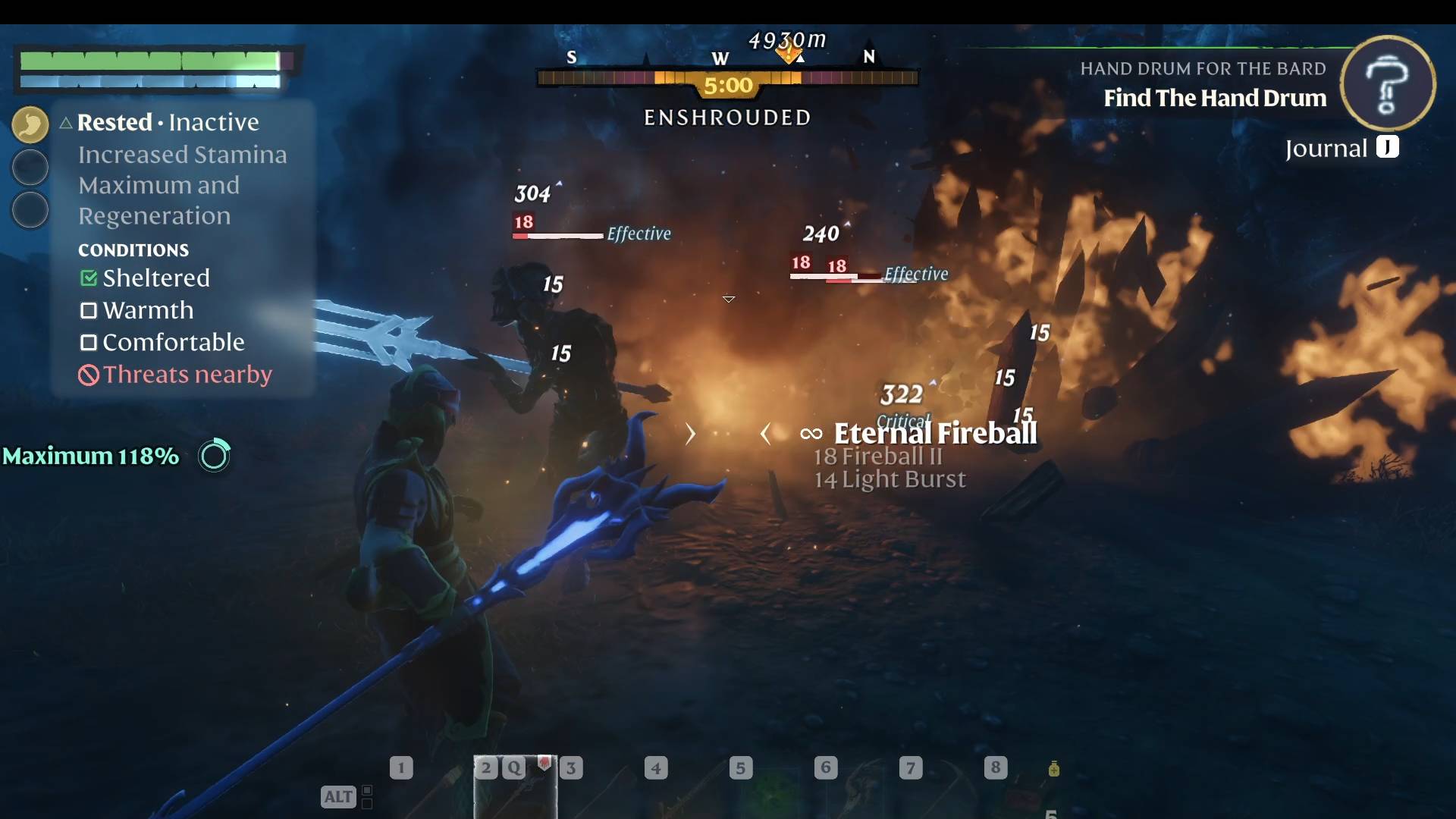 Efektywnie zbieraj cząsteczki Całunu w Enshrouded Thralls of Twilight Update.