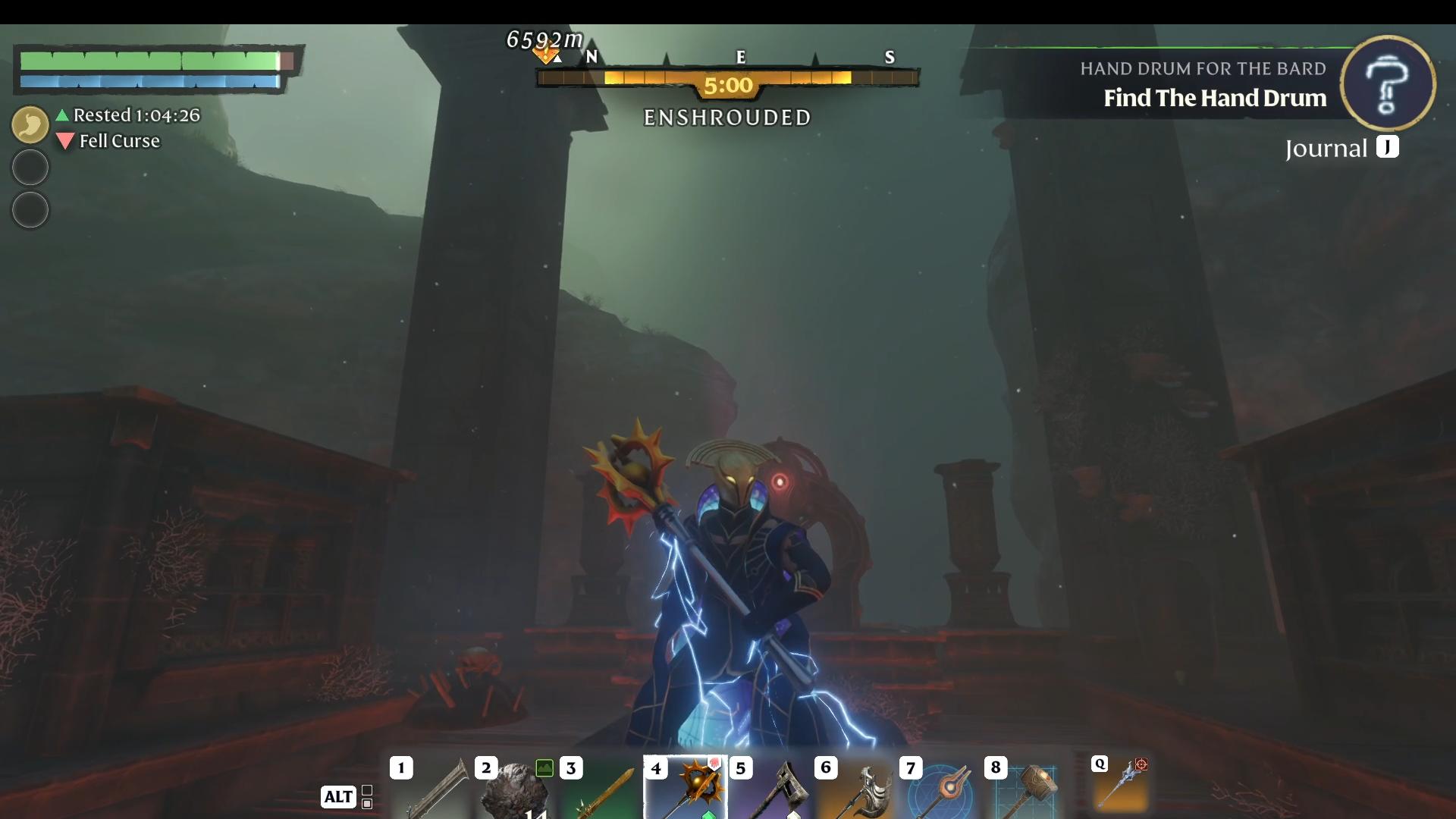 Znajdź Klejnot Oka Burzy w Enshrouded Thralls of Twilight Update.