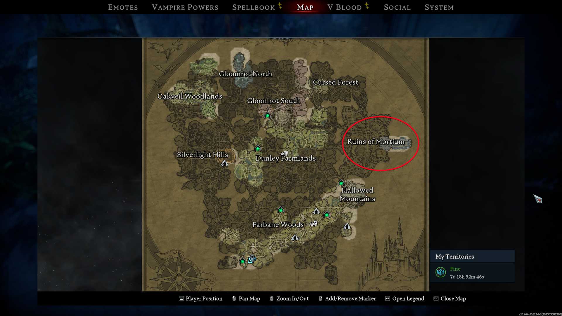 Zbieraj łupy z Ruin Mortium za Onyx Tear w aktualizacji V Rising Oakveil.