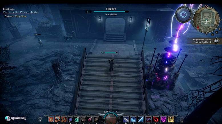 Navega hasta la Planta de Poder Trascendente en la actualización Oakveil de V Rising.