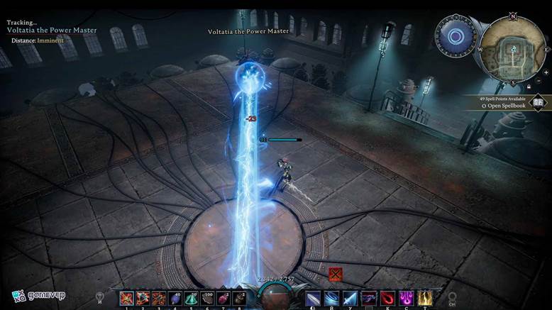 Esquiva el rayo electrostático de Voltatia en la actualización Oakveil de V Rising.