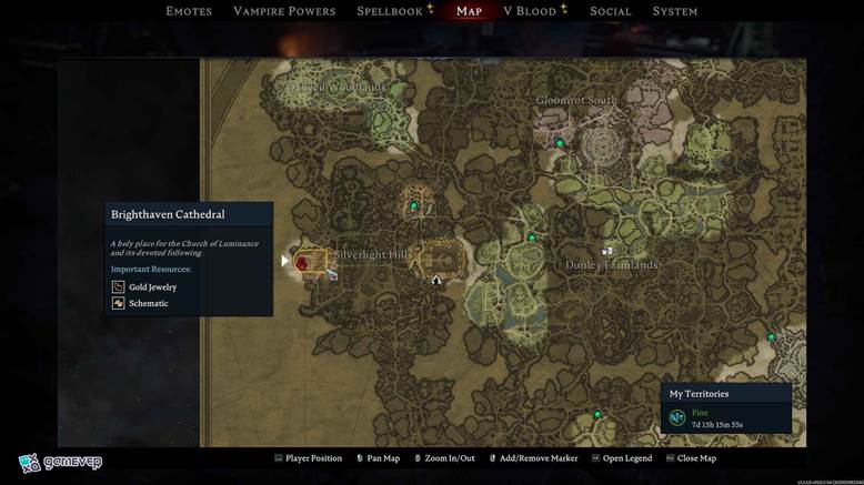 Esquiva rayos sagrados y destruye tótems para reclamar la receta de Azariel en la actualización Oakveil de V Rising.