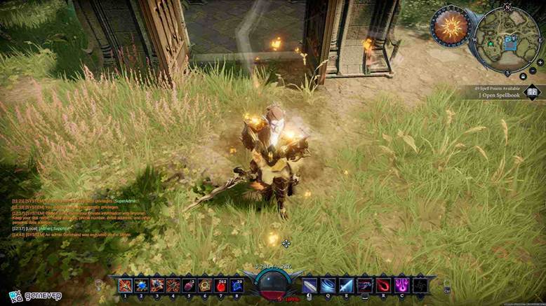 Modifica las opciones del servidor para acortar el ciclo diurno antes de entrar a Oakveil.