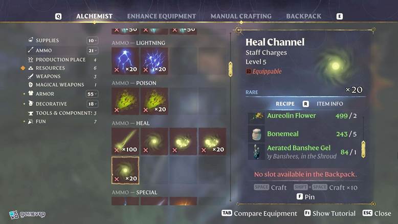 ¡Potencia tu arsenal con la artesanía legendaria de Enshrouded!