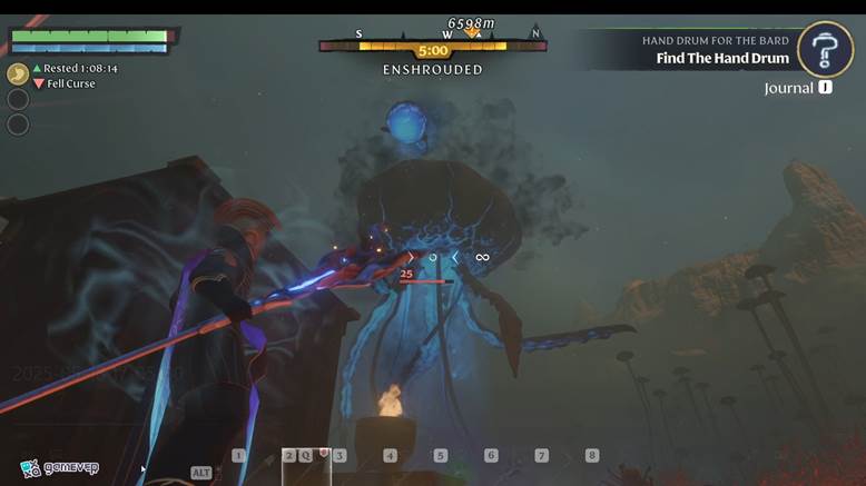 Adéntrate en cavernas de la zona del Velo en Enshrouded: Thralls of Twilight.