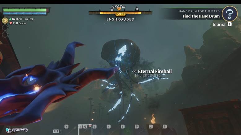 Observa Profundizadores flotantes en Enshrouded: Thralls of Twilight.