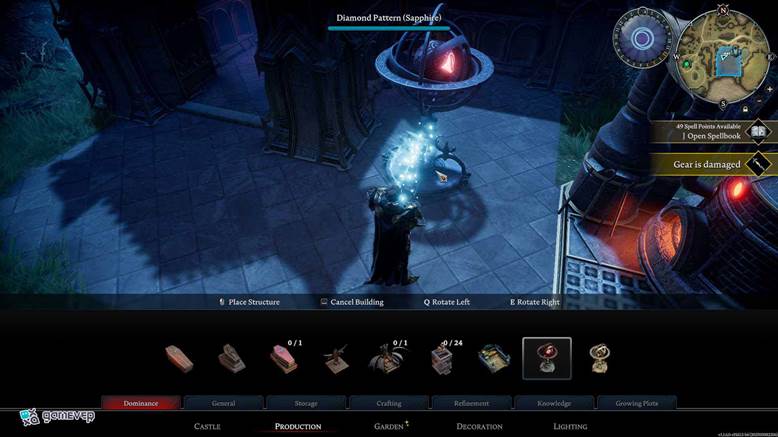 Construye el Ojo de Mortium en tu castillo en la actualización Oakveil de V Rising.