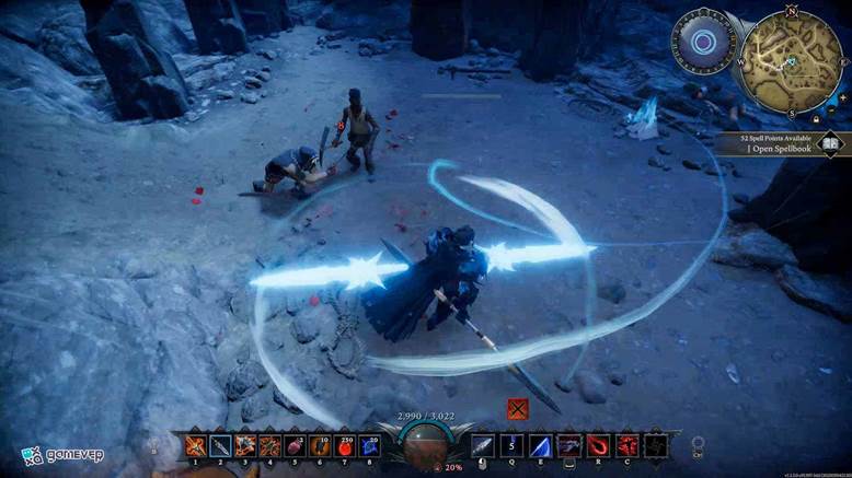 Combina Espada Gemela con Velo de Caos o Ira de Sangre para combos devastadores en V Rising.