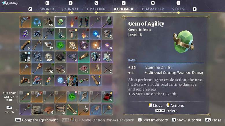 Vence a la Banshee en Nomad Highlands para obtener la Gema de Agilidad.