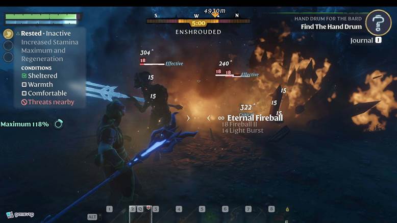 Cosecha Partículas de Shroud de forma eficiente en Enshrouded Thralls of Twilight Update.