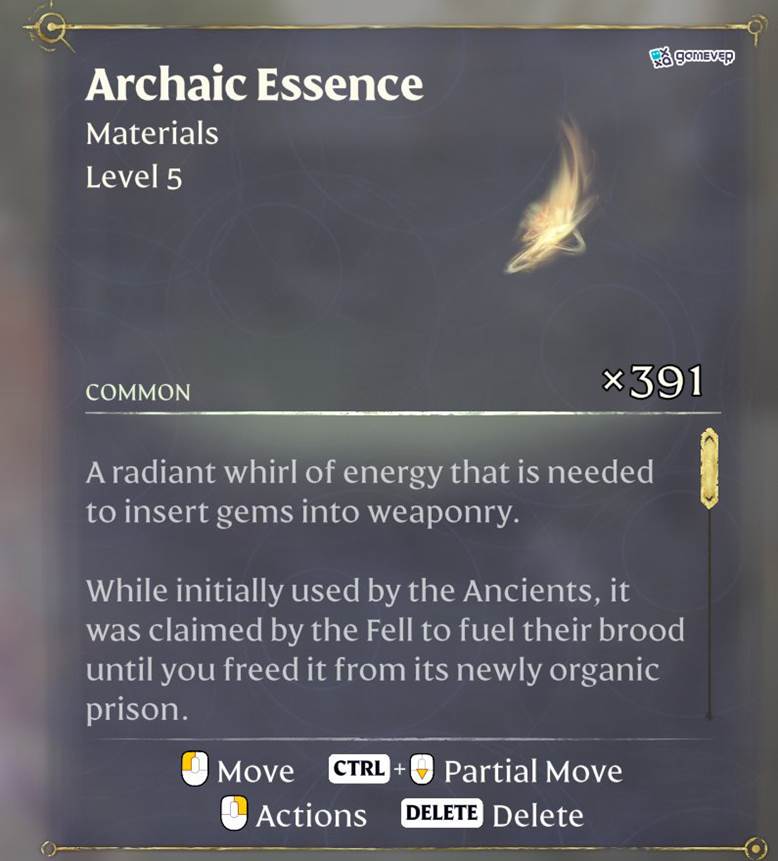 Recolecta esencia en Springlands en Enshrouded: Thralls of Twilight Update.