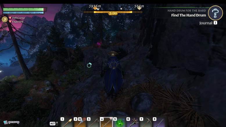 Escanea los salientes helados en Enshrouded Thralls of Twilight Update.