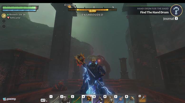 Encuentra la Gema del Ojo de la Tormenta en Enshrouded Thralls of Twilight Update.