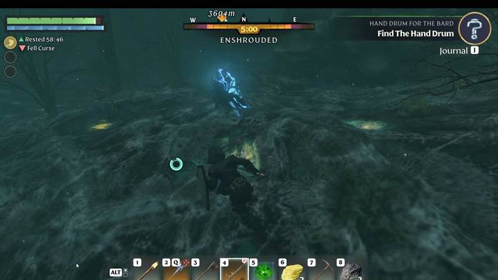 Entdecke die Fellschweine im dichten Wald in Enshrouded Thralls of Twilight.