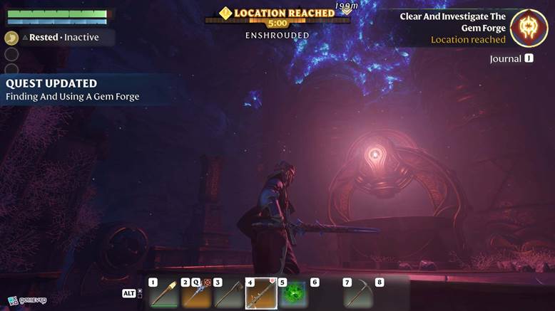 Mejora la Gema de Corrupción en Enshrouded Thralls of Twilight Update.
