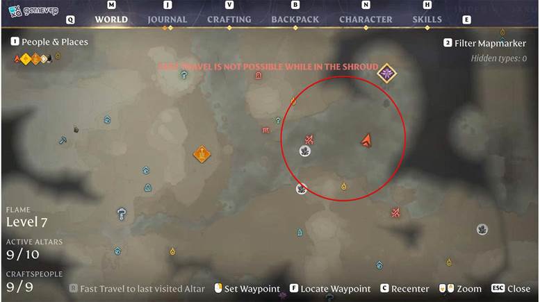 Recolecta la Gema de Brasas Esperanzadoras en la actualización Enshrouded Thralls of Twilight
