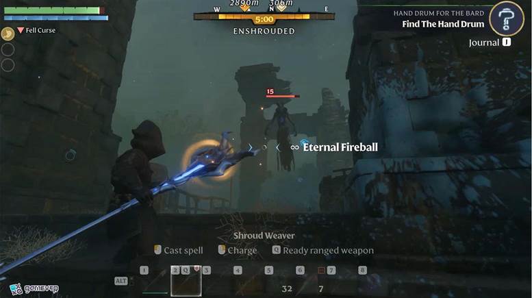 Caza a las Banshees Caídas para conseguir la Gema de Brasas Esperanzadoras en la actualización Enshrouded Thralls of Twilight