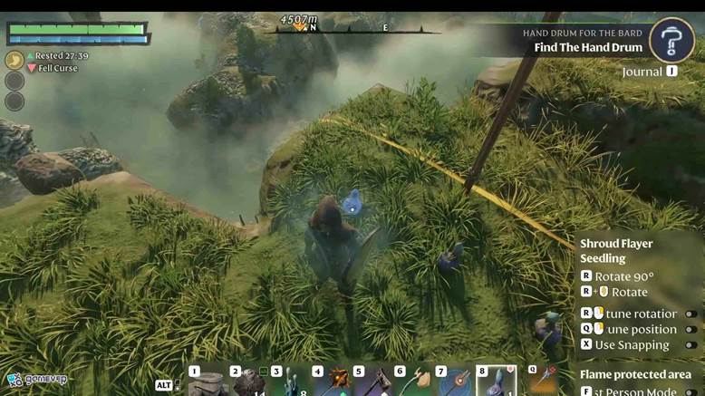 Planta tus plántulas y míralas crecer en Enshrouded Thralls of Twilight.