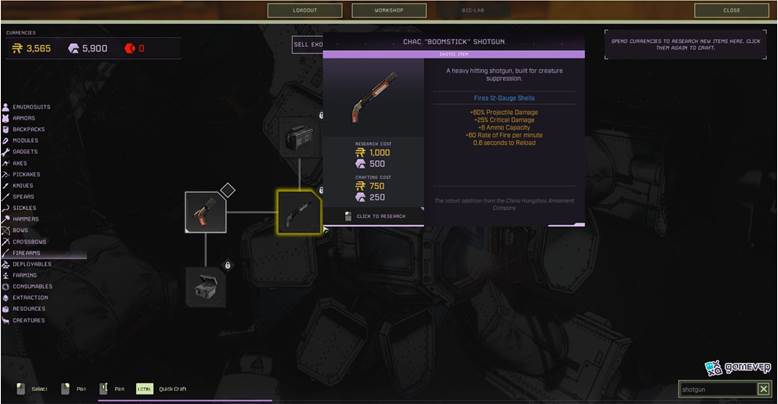 Siente el poder de la CHAC “Boomstick” en tus manos en Icarus.