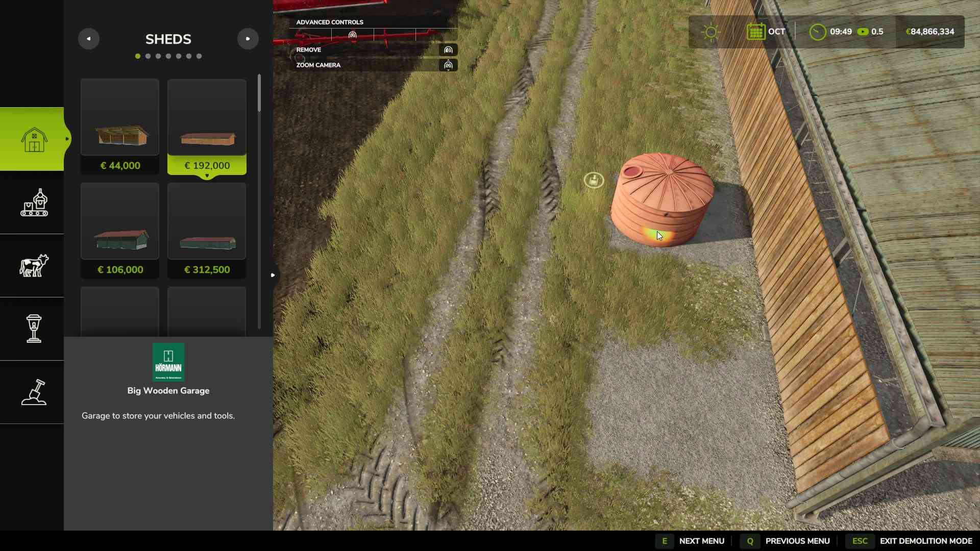 Z łatwością niszcz małe obiekty dekoracyjne w Farming Simulator 25